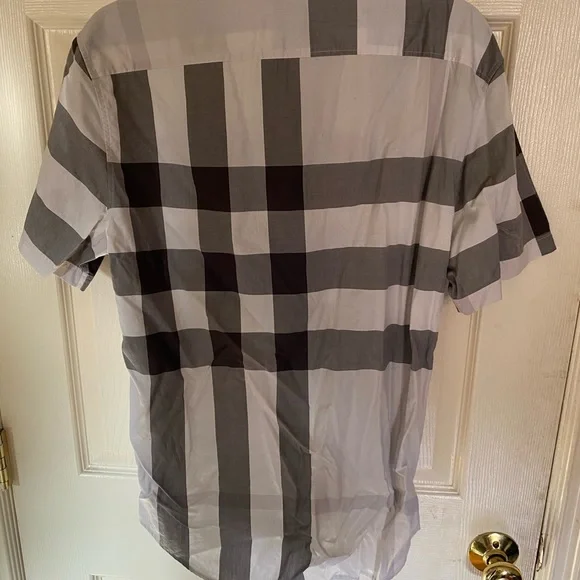 Men Burberry button down size Medium . Used . Purchased at Nordstrom